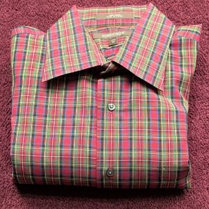 Nordstrom Men's Multicolor Plaid Button-Down Shirt